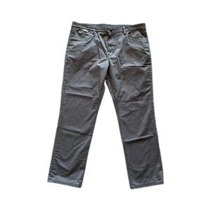 Weatherproof Gray Stretch Utility Straight Leg Pants Men's 36x30